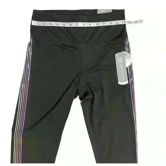 Daisy Fuentes Womens Leggings Four Way Stretch Size L Black NWT - Picture 2 of 6